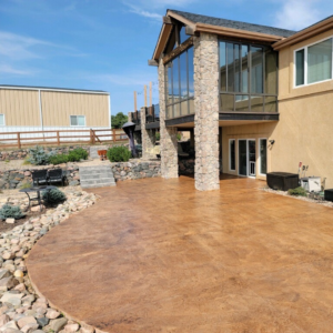 Stained Concrete Patio